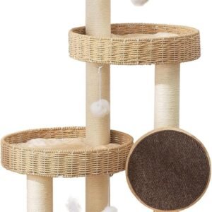 Solid Wood Cat Tower